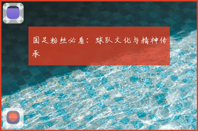 国足粉丝必看：球队文化与精神传承