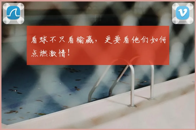 看球不只看输赢,更要看他们如何点燃激情!