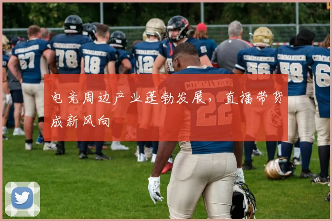 电竞周边产业蓬勃发展,直播带货成新风向